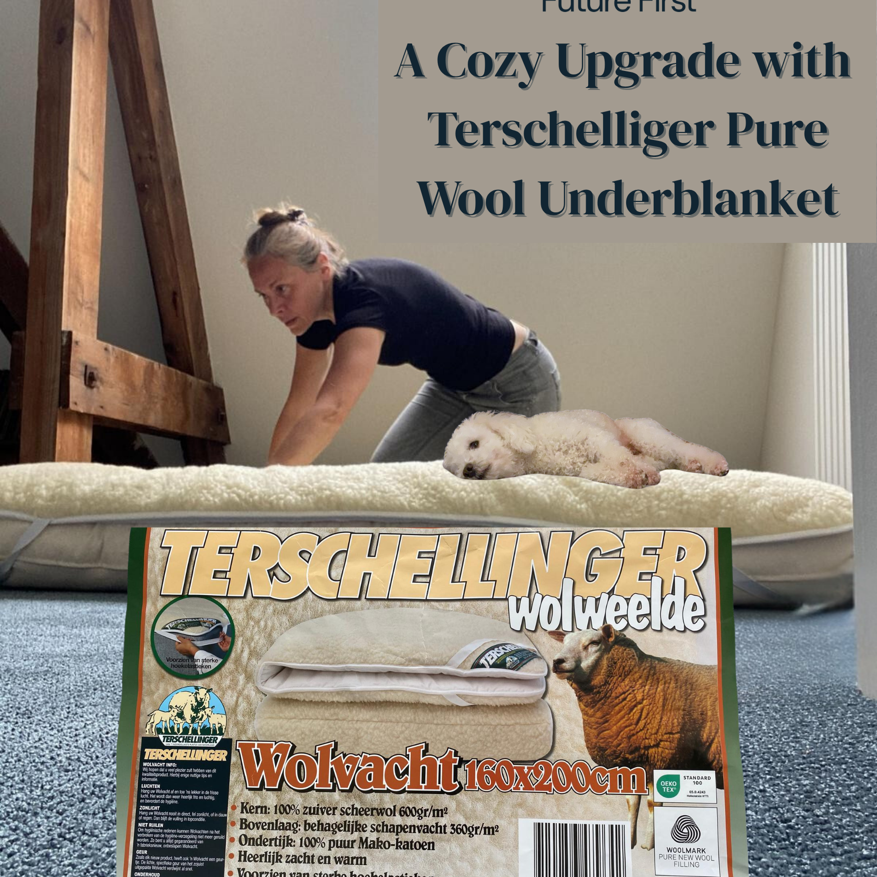 🐑 Kasper Tries: A Cozy Upgrade with Terschellinger Pure Wool Underblanket