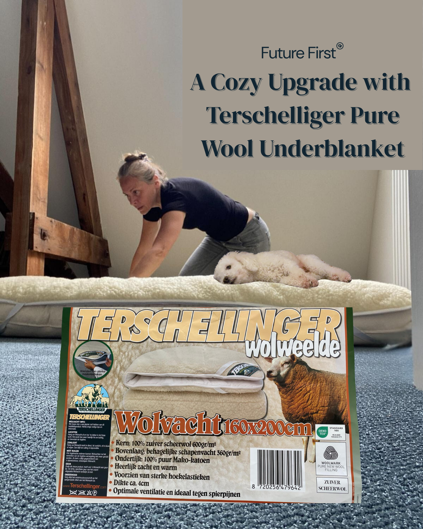 🐑 Kasper Tries: A Cozy Upgrade with Terschellinger Pure Wool Underblanket