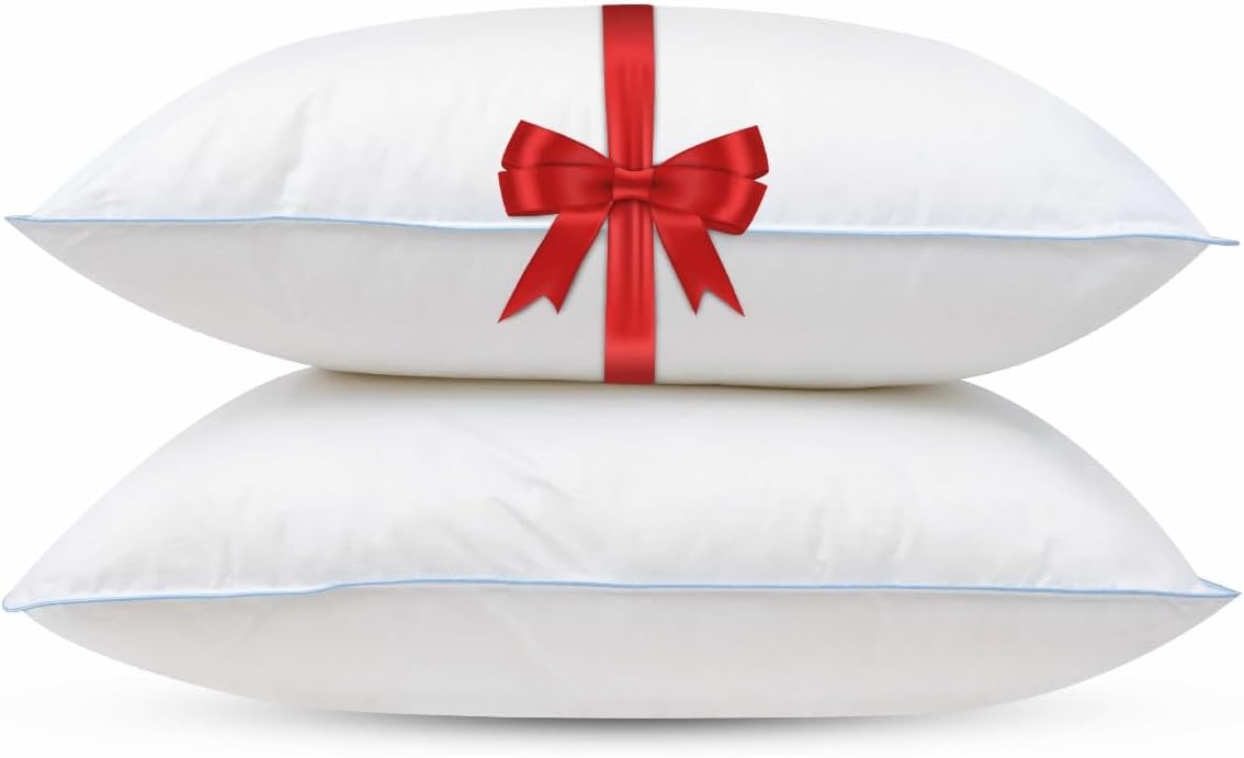 Terschellinger Eco Wool Pillow – Set of 2 (60x70 cm, Medium Support)