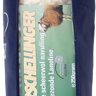 Terschellinger Wool Refill Pack – Pure Natural Wool Pillow Filling (250g)