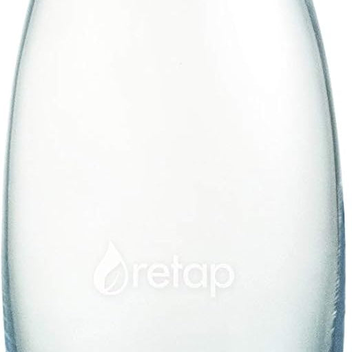 Retap Reusable Glass Water Bottle | 0.3L–0.8L Borosilicate | Multiple Colours | Plastic-Free & Dishwasher Safe