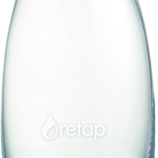 Retap Reusable Glass Water Bottle | 0.3L–0.8L Borosilicate | Multiple Colours | Plastic-Free & Dishwasher Safe