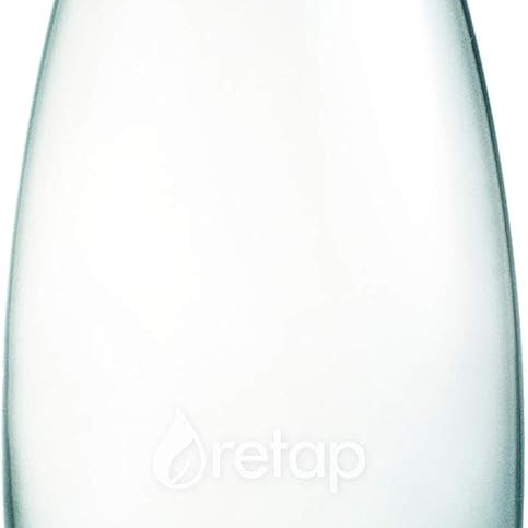 Retap Reusable Glass Water Bottle | 0.3L–0.8L Borosilicate | Multiple Colours | Plastic-Free & Dishwasher Safe