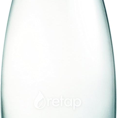 Retap Reusable Glass Water Bottle | 0.3L–0.8L Borosilicate | Multiple Colours | Plastic-Free & Dishwasher Safe