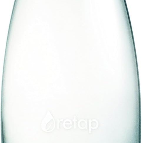 Retap Reusable Glass Water Bottle | 0.3L–0.8L Borosilicate | Multiple Colours | Plastic-Free & Dishwasher Safe