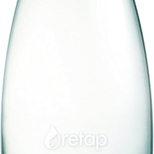 Retap Reusable Glass Water Bottle | 0.3L–0.8L Borosilicate | Multiple Colours | Plastic-Free & Dishwasher Safe