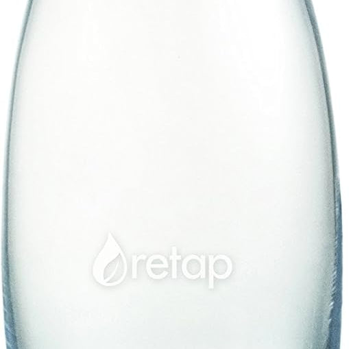 Retap Reusable Glass Water Bottle | 0.3L–0.8L Borosilicate | Multiple Colours | Plastic-Free & Dishwasher Safe