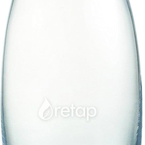 Retap Reusable Glass Water Bottle | 0.3L–0.8L Borosilicate | Multiple Colours | Plastic-Free & Dishwasher Safe