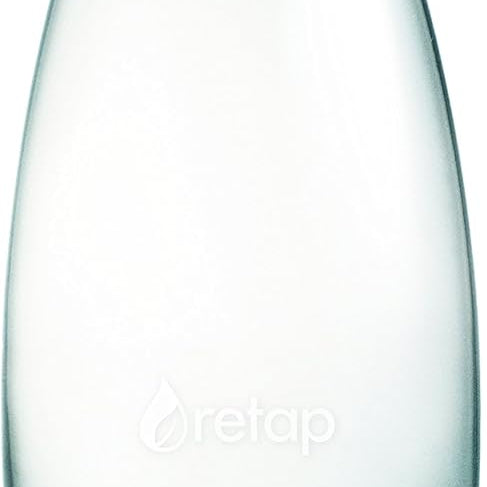 Retap Reusable Glass Water Bottle | 0.3L–0.8L Borosilicate | Multiple Colours | Plastic-Free & Dishwasher Safe