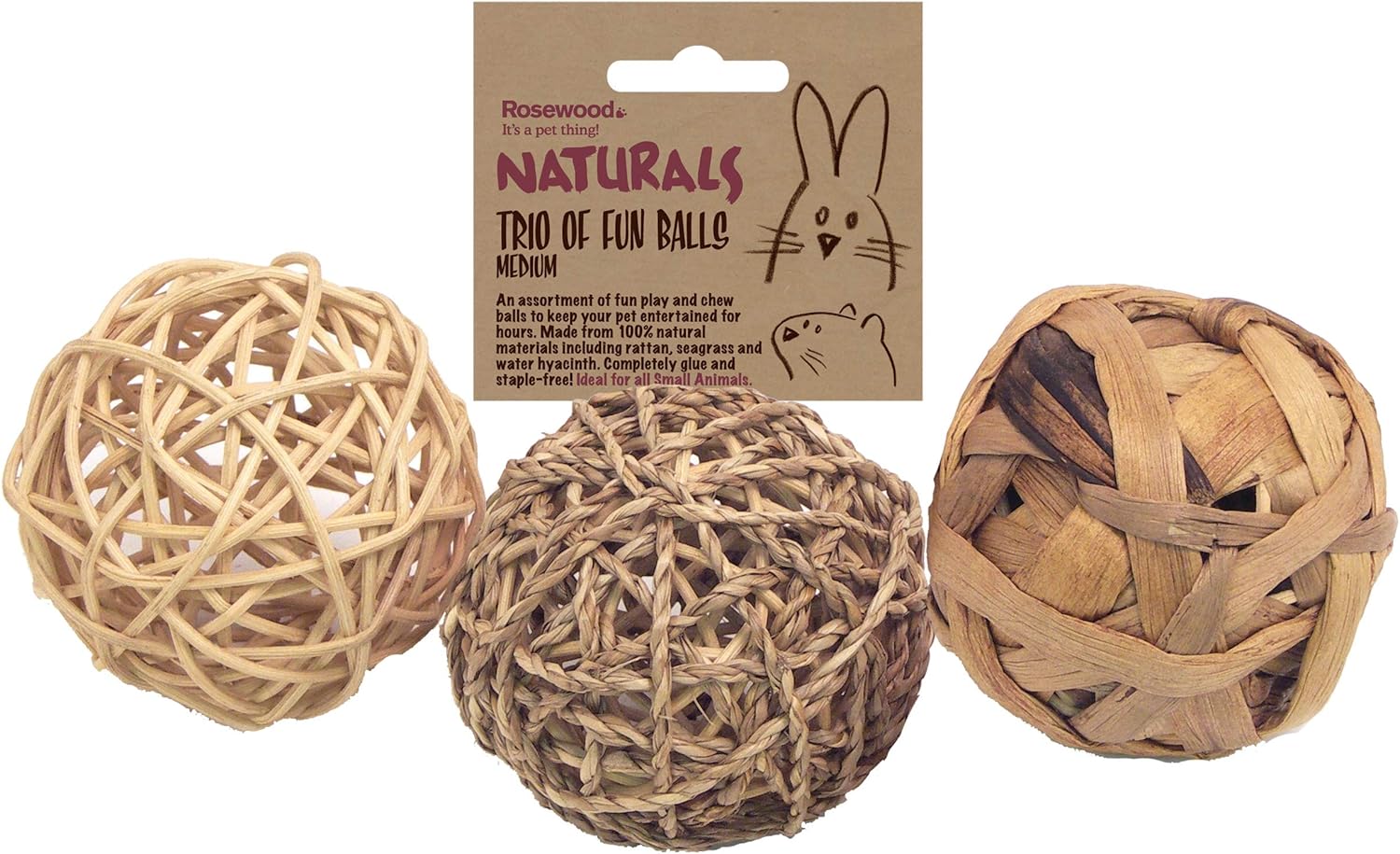 Rosewood Trio van leuke ballen