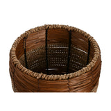 Set of Planters Home ESPRIT Natural Metal Fibre Tropical 33 x 33 x 30 cm-3