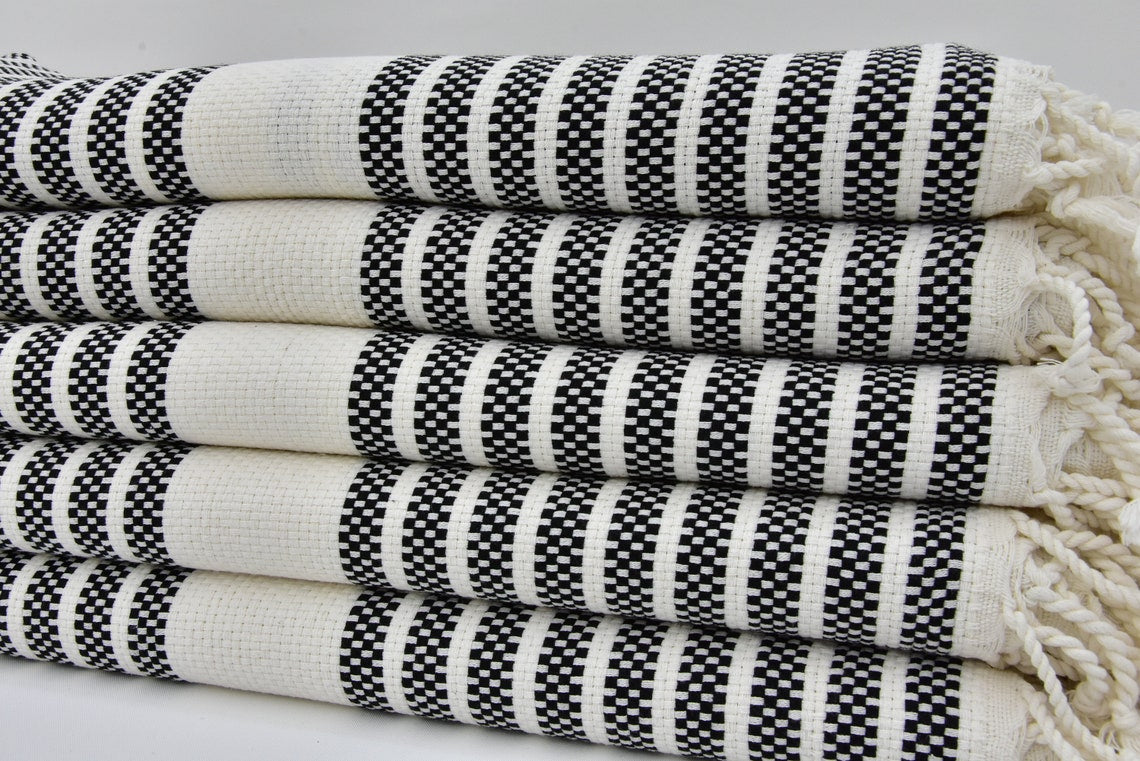 Hammam Towel | Beach Towel | Yoga Towel | 100x80cm made from 100% Turkish Cotton-2